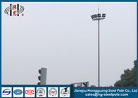 Conical High Mast Light Cực Q345 ISO 9001 Dip Hot Mạ kẽm Cực
