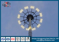 Cột đèn thương mại High Mast với hệ thống nâng, cột đèn chiếu sáng