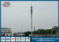 H25m Công nghiệp thép thon tháp viễn thông nhúng nóng mạ kẽm