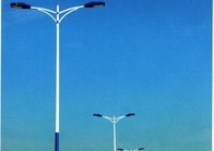 Cột ánh sáng bằng thép mạ kẽm để chiếu sáng đường phố Sợi thủy tinh cao cấp